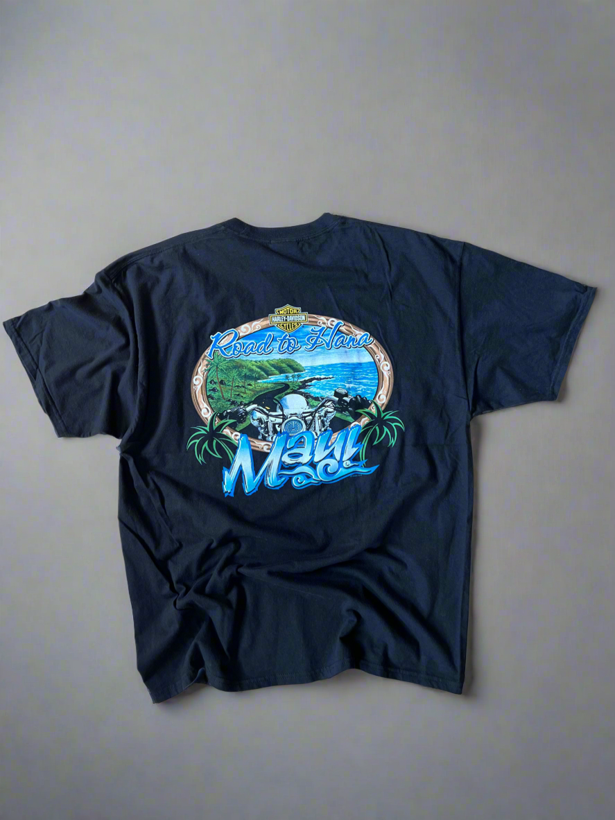 Vintage Y2K Harley Davidson Maui T-Shirt