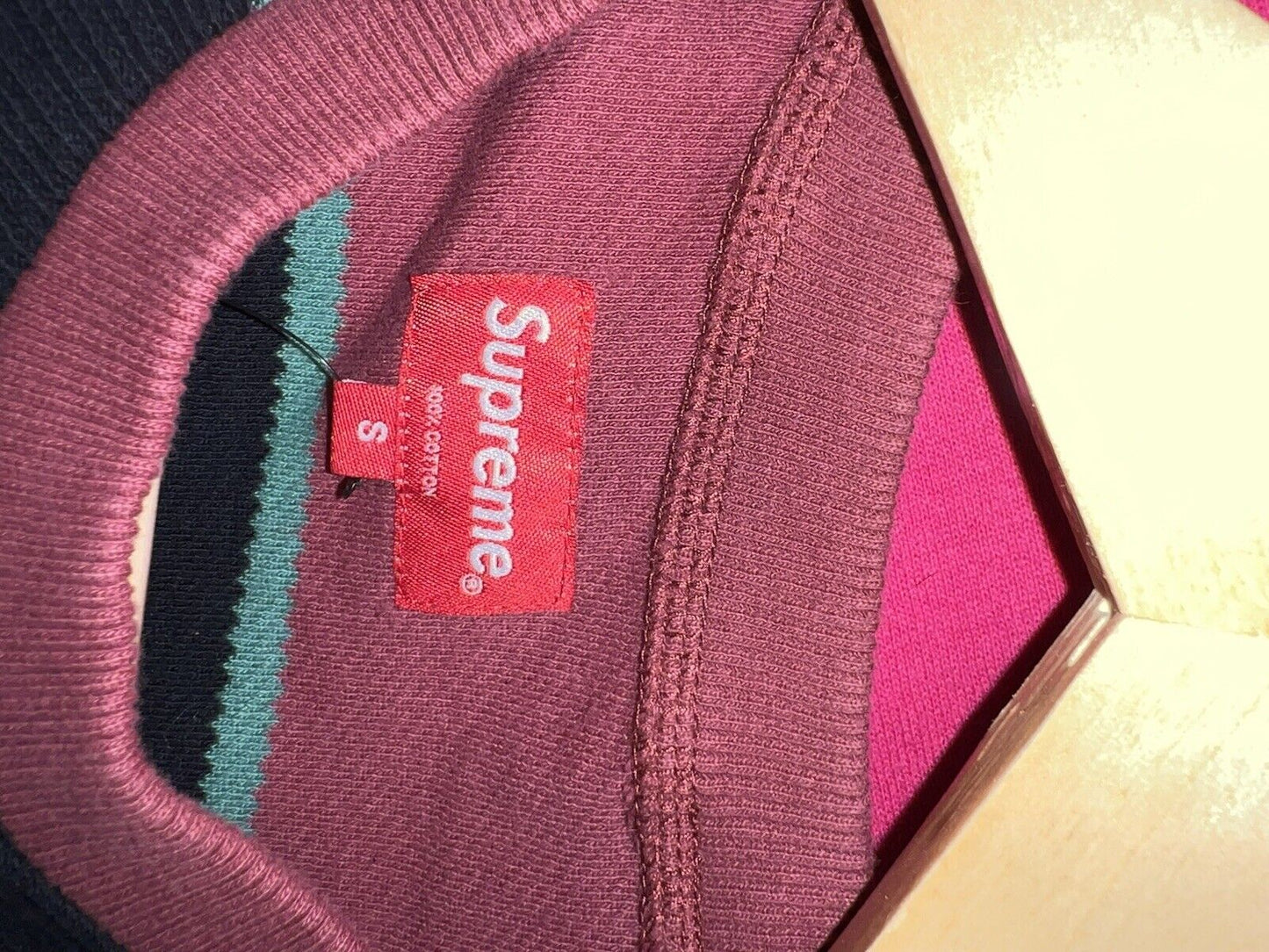 Supreme FW16 Striped Sweater Rare Streetwear Small