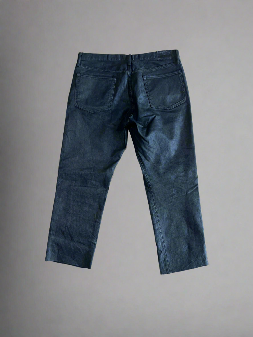 Hand Waxed Cropped Denim
