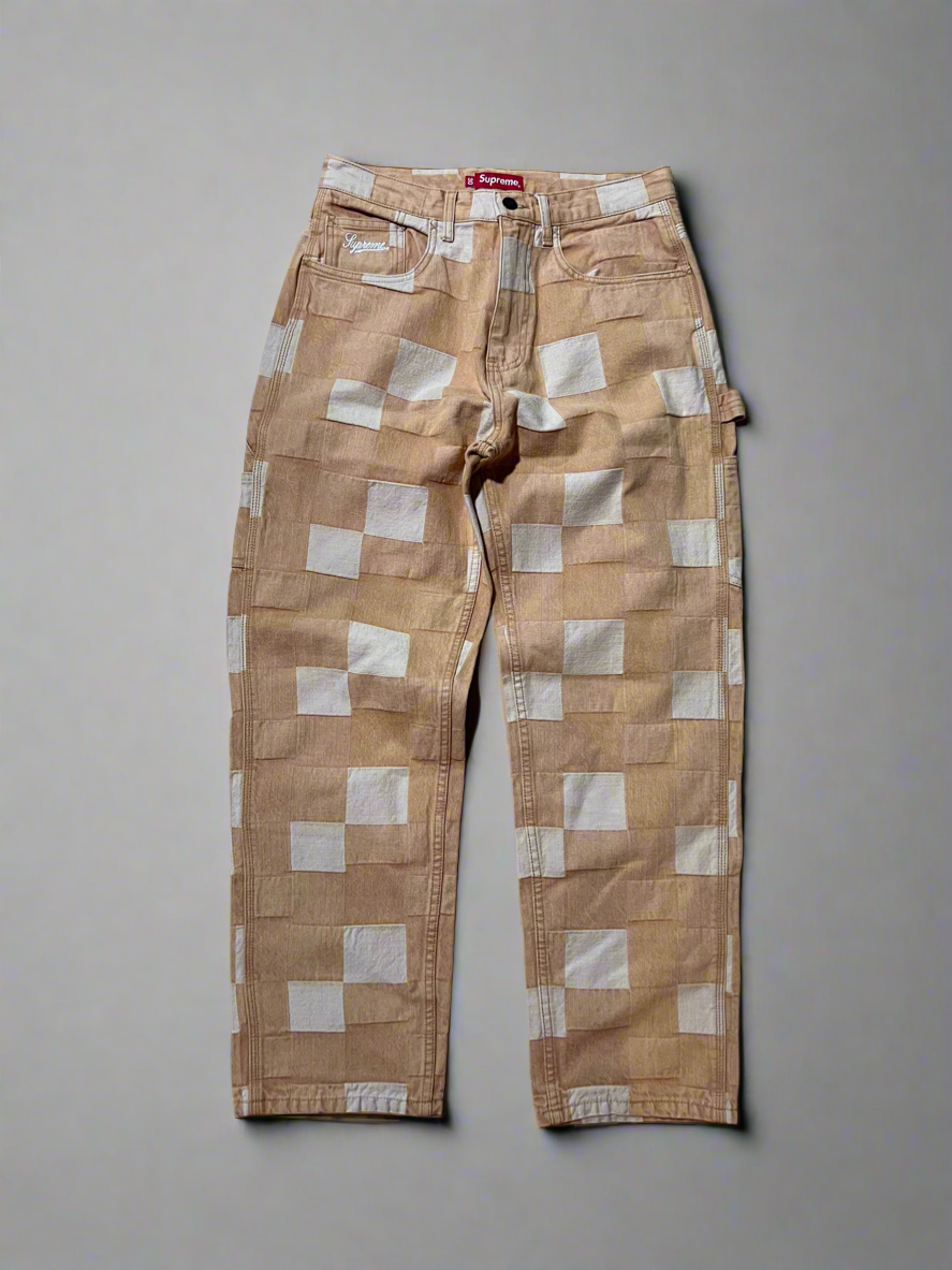 Supreme Patched Painted Denim Pants SS21 30