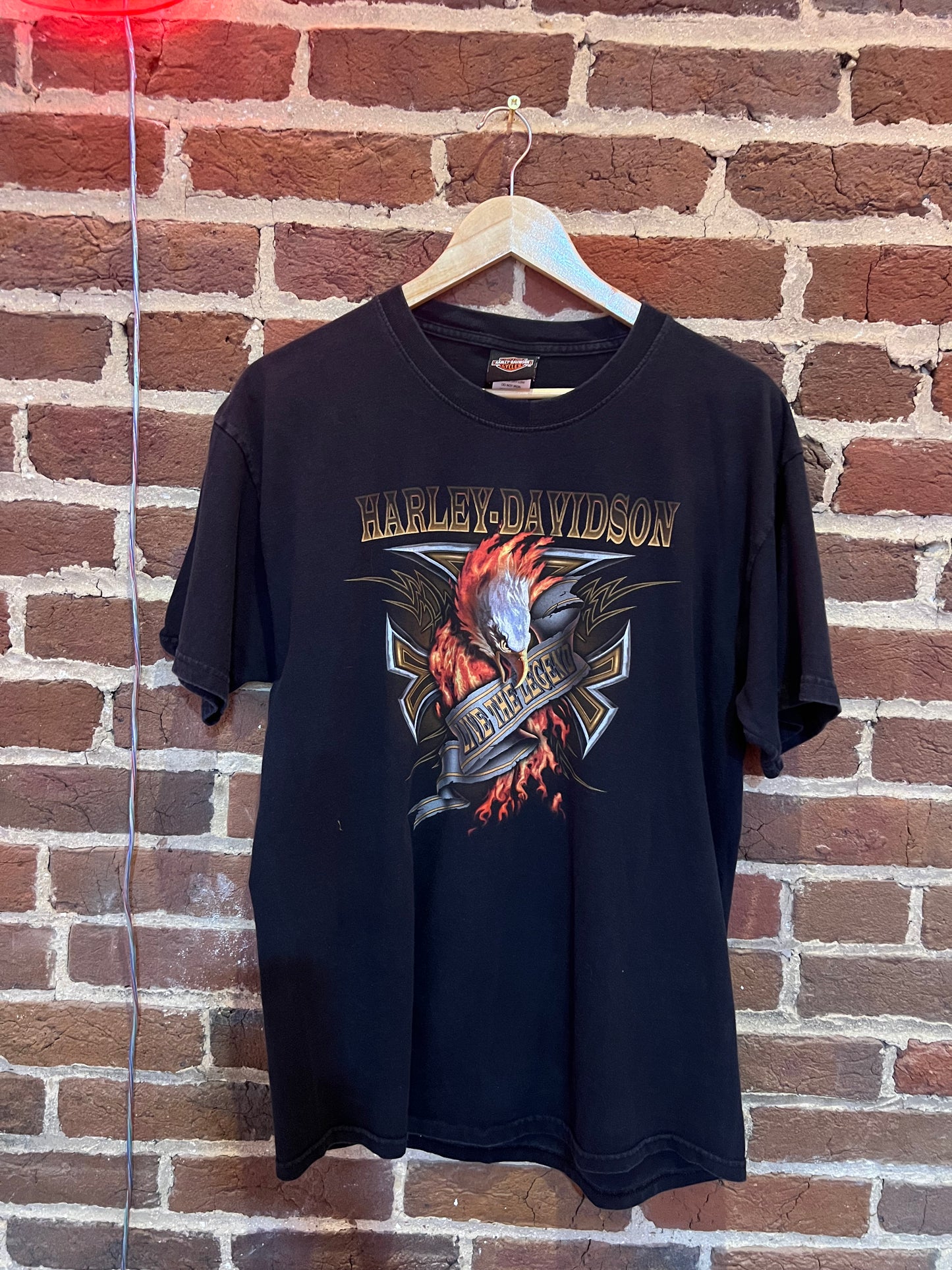L Vintage Harley Davidson Alexandria Louisiana T-Shirt