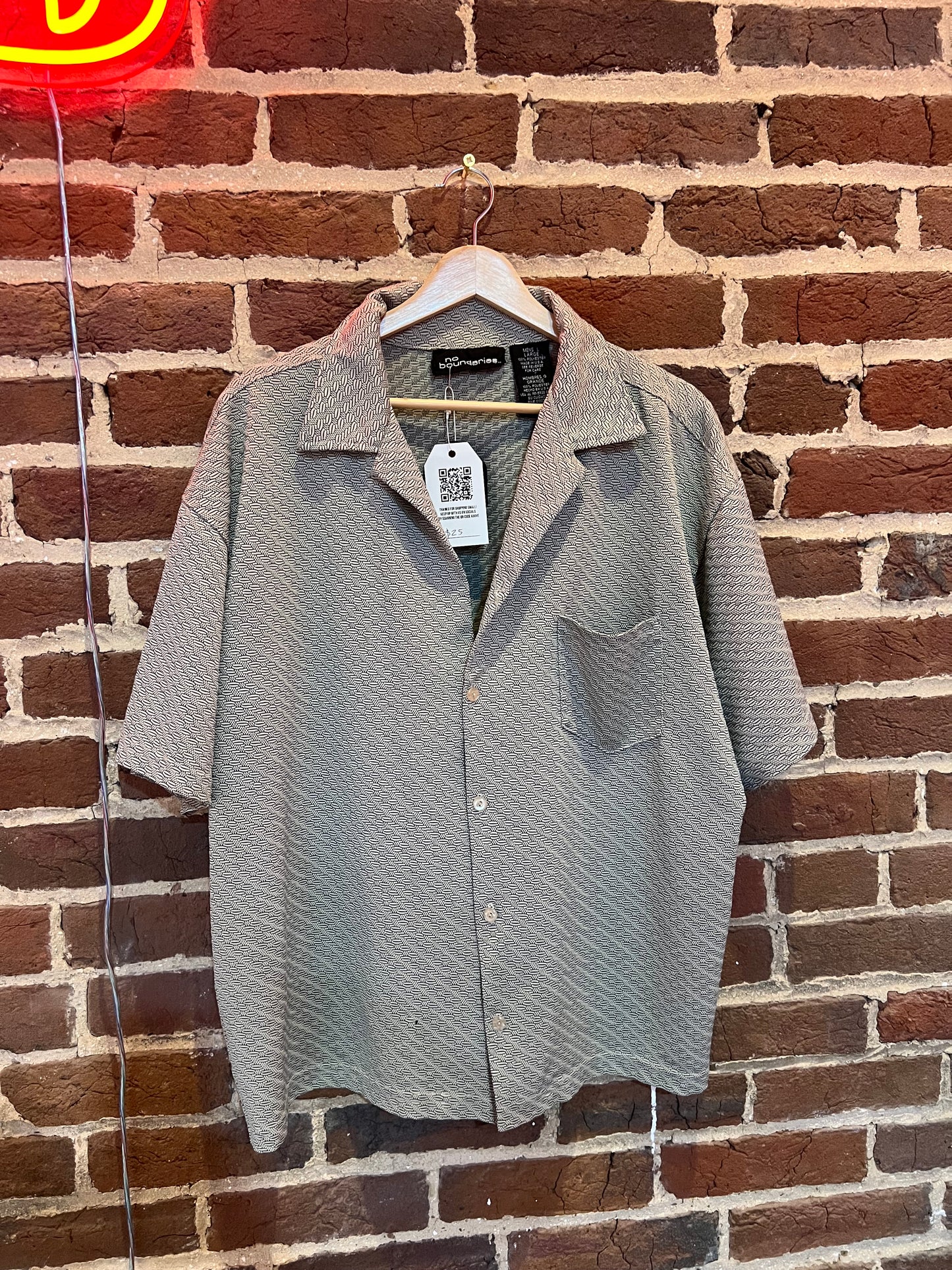 Vintage Y2K 90's Camp Collar Shirt Large