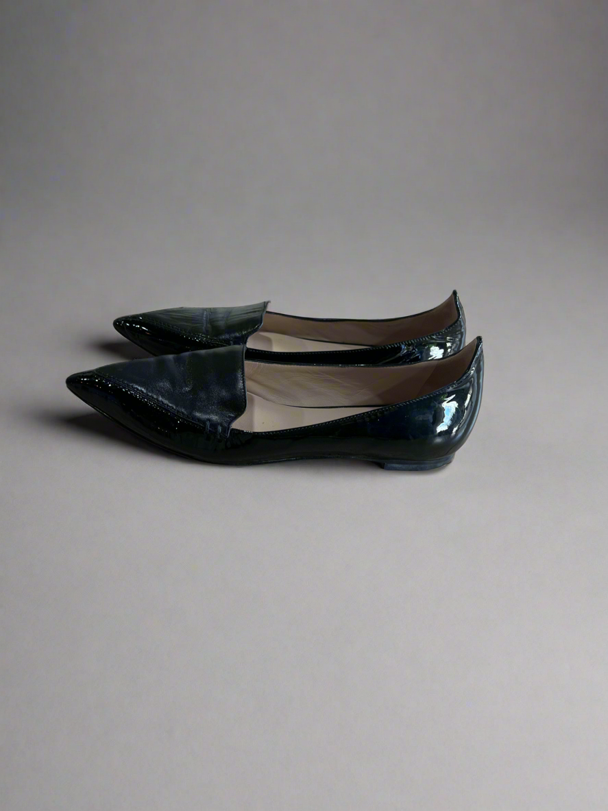 M. Gemi Pointed Flat Loafers