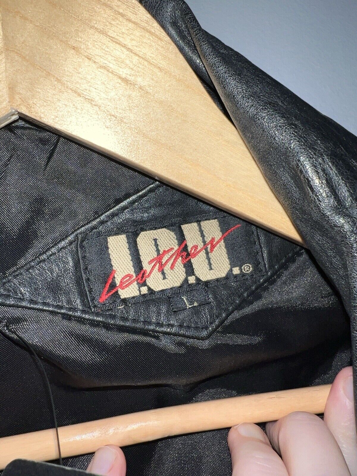 Vtg Vintage 80s Leather Jacket Large 