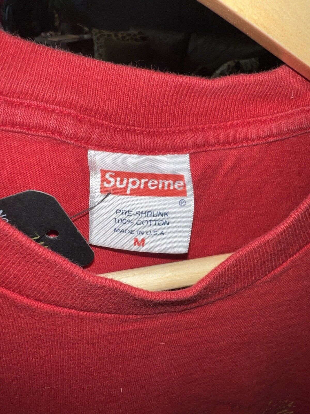 Supreme Red Streetwear Authentic T Shirt Medium FW17