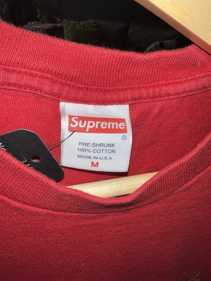 Supreme Red Streetwear Authentic T Shirt Medium FW17