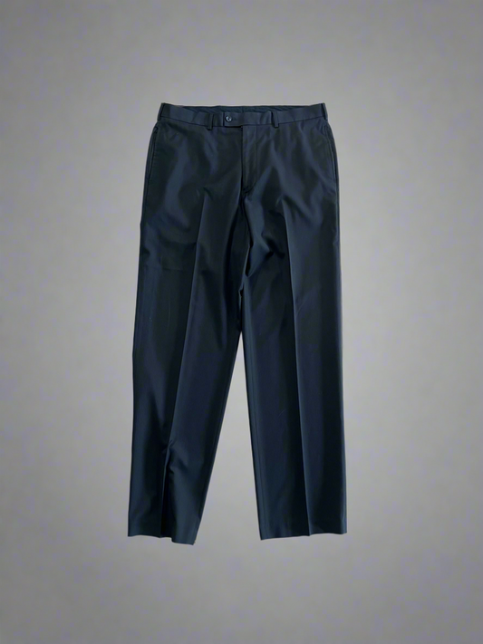 Micro Pinstripe Pleated Trousers
