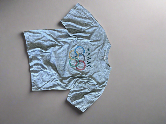 Vintage Greek Olympic Embroidered T-Shirt