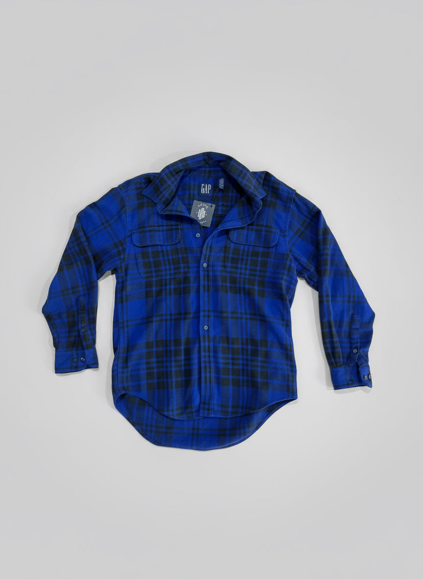 Re-Vu by DejaVu Studio Vintage Gap Iron Cross Flannel