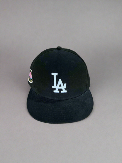 Fitted Los Angeles Dodgers Hat Black