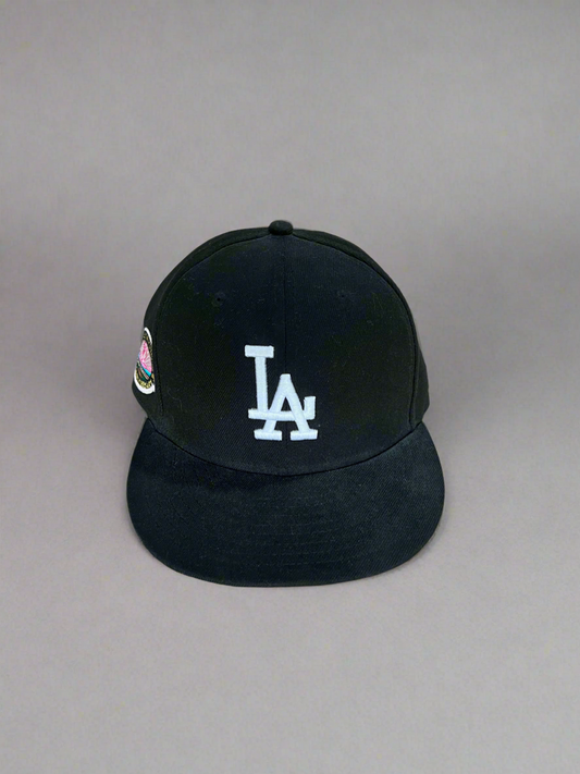 Fitted Los Angeles Dodgers Hat Black