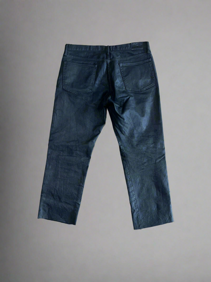 Hand Waxed Cropped Denim