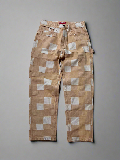 Supreme Patched Painted Denim Pants SS21 30