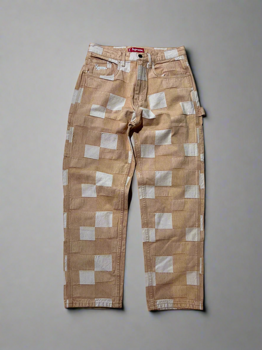 Supreme Patched Painted Denim Pants SS21 30