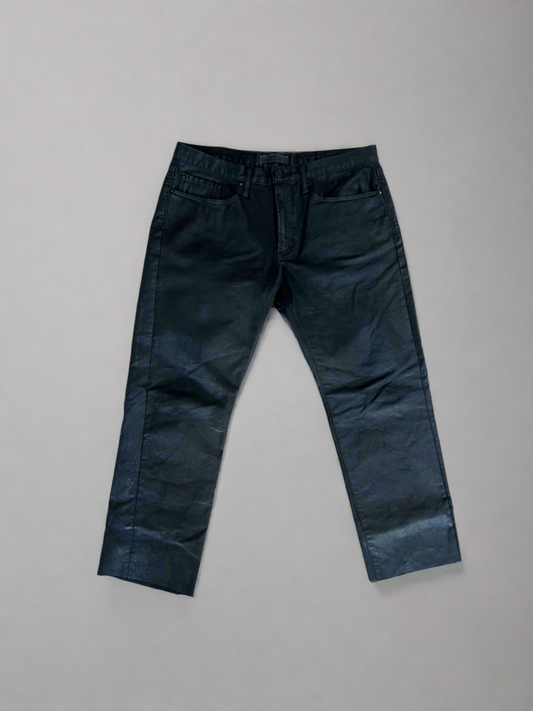 Hand Waxed Cropped Denim