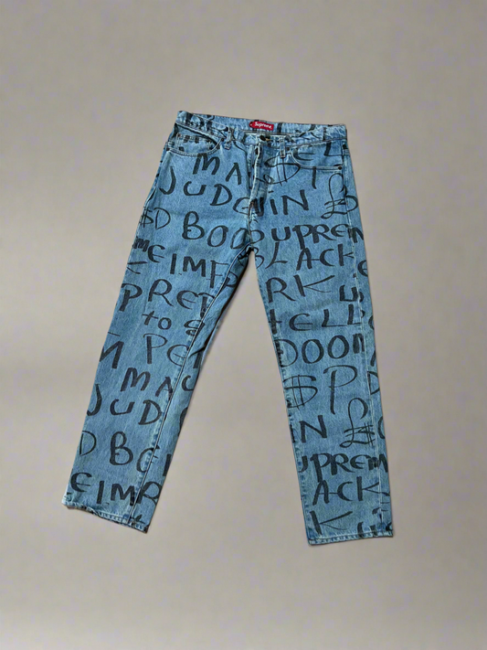 Supreme FW20 Black Ark Jeans 32