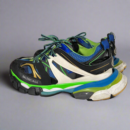 Balenciaga Track Sneakers Blue Green White