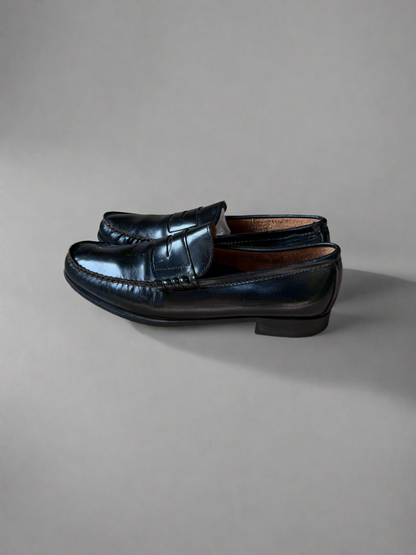 Vintage Black Biltrite Penny Loafers