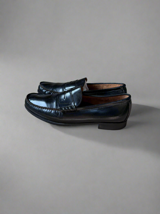 Vintage Black Biltrite Penny Loafers