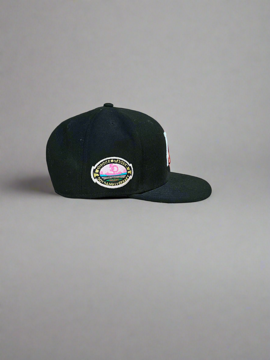 Fitted Los Angeles Dodgers Hat Black