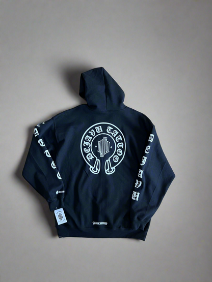 DejaVu Chrome Hearts Inspired Zip-Up Hoodie