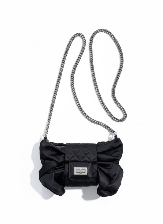 Pre-owned Chanel Satin Ribbon Shoulder Bag