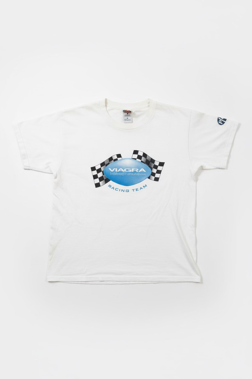 Vintage Pfizer Viagra Racing T-Shirt Medium Small