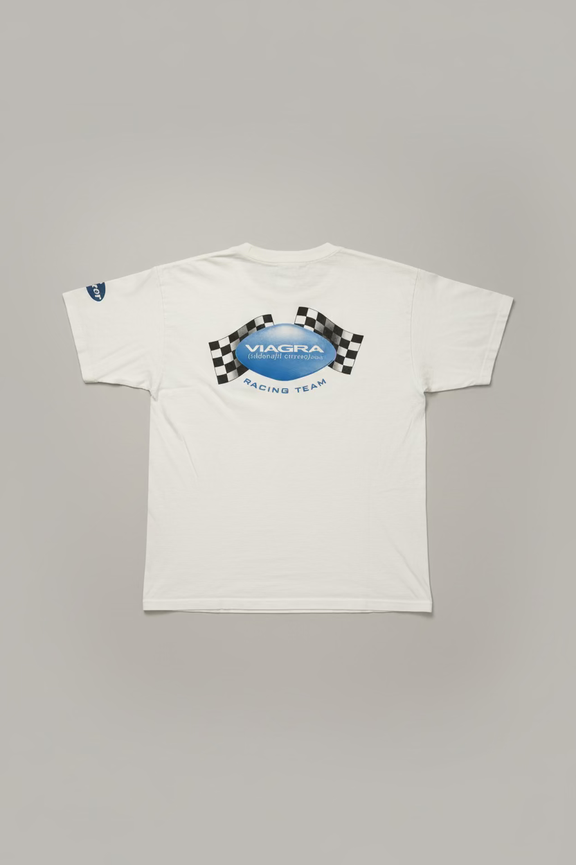 Vintage Pfizer Viagra Racing T-Shirt Medium Small