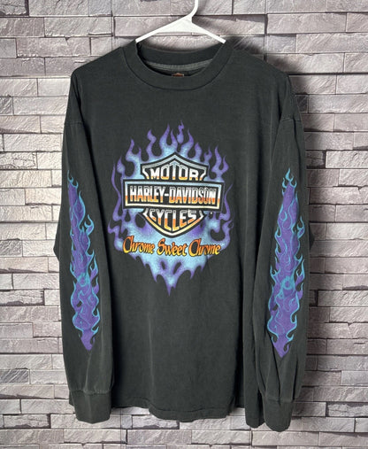 XL Chrome Sweet Chrome Longsleeve Harley T-Shirt