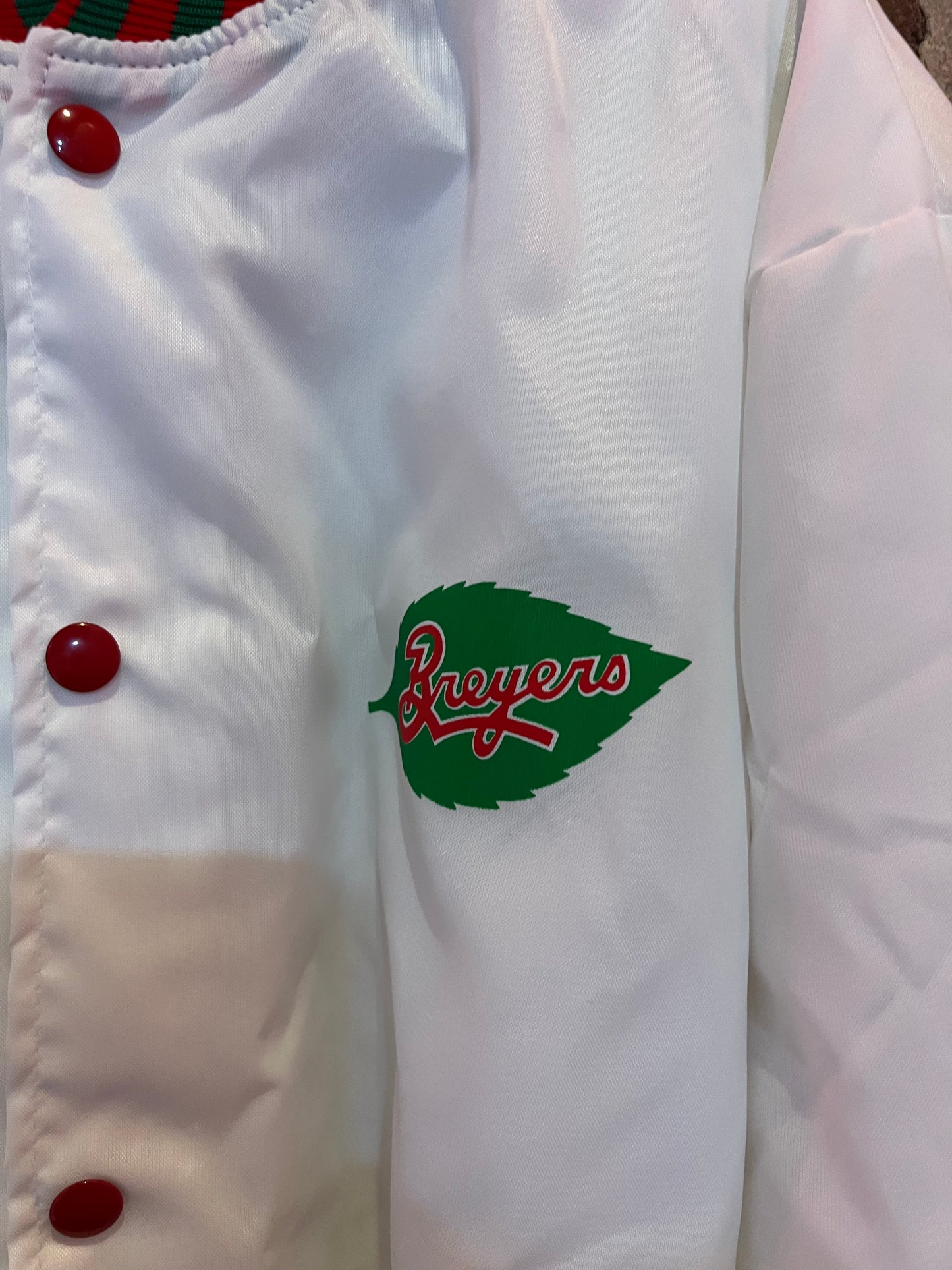 Vintage Starter Style Breyers Ice Cream Jacket XL