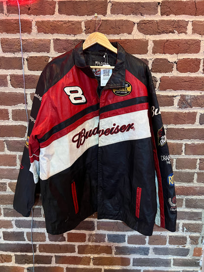 Vintage Wilsons Genuine Leather Nascar Dale Earnhardt Jr Jacket