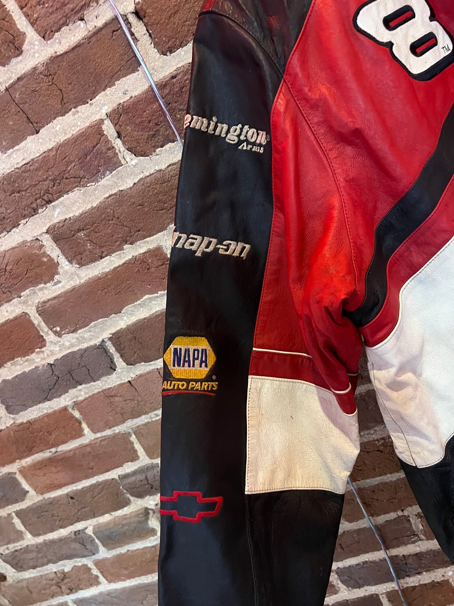 Vintage Wilsons Genuine Leather Nascar Dale Earnhardt Jr Jacket